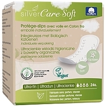 Anatomical Shape Ultra-Thin Hygienic Pads, 24 pcs. - Masmy Silver Care Soft — photo N1