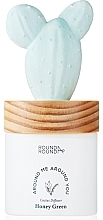 Fragrances, Perfumes, Cosmetics Reed Diffuser - Round A‘Round Cactus Rabbit Honey Green