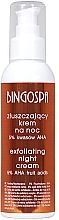 Fragrances, Perfumes, Cosmetics Exfoliating Night Cream with AHA Acids 5% - BingoSpa Exfoliating Cream On The Night 5% AHA