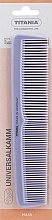 Fragrances, Perfumes, Cosmetics Plastic Comb 19.5 cm, purple - Titania