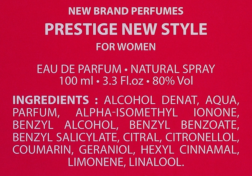 New Brand Perfumes Prestige New Style For Women - Eau de Parfum — photo N3