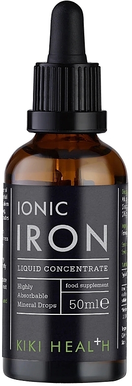 液体イオン鉄濃縮物 - Kiki Health Ionic Iron Liquid Concentrate — photo N1