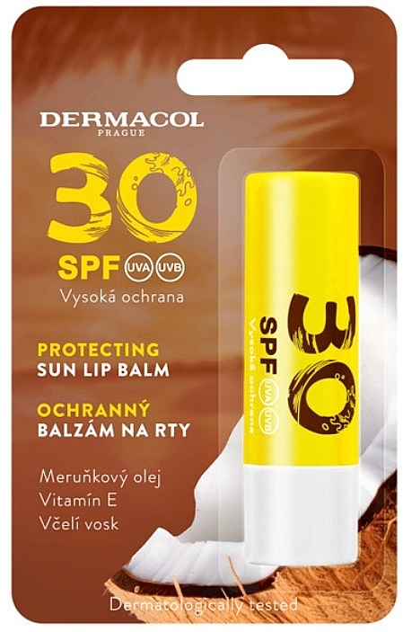 Sunscreen Lip Balm - Dermacol Protecting Sun Lip Balm SPF30 — photo N1