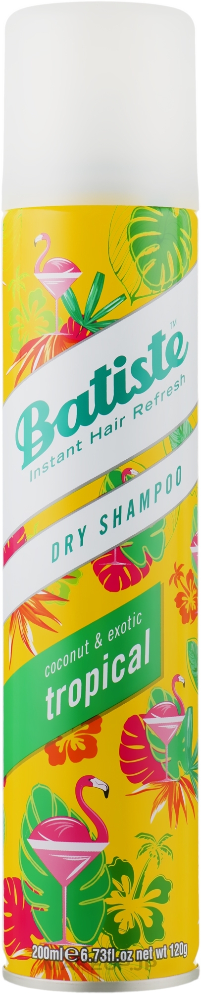 Dry Shampoo - Batiste Dry Shampoo Coconut and Exotic Tropical — photo 200 ml
