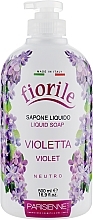 Fragrances, Perfumes, Cosmetics Liquid Soap "Violet" - Parisienne Italia Fiorile Violet Liquid Soap