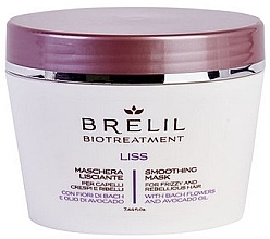 Smoothing Hair Mask - Brelil Bio Treatment Liss Hair Mask — photo N2