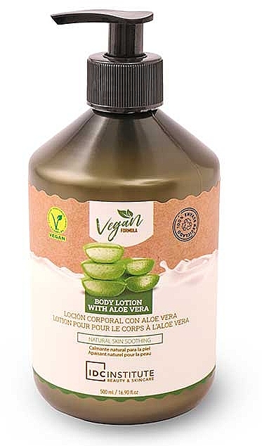 Body Lotion - Idc Institute Body Lotion Vegan Formula Aloe Vera — photo N1