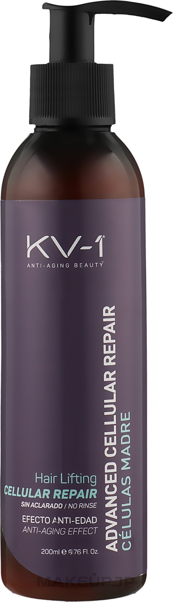 Leave-In Serum with Silk Extract & Argan Oil - KV-1 Advanced Celular Repair Hair Lifting — photo 200 ml