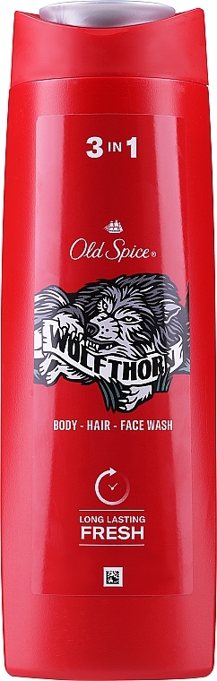 Shower Gel & Shampoo 3 in 1 - Old Spice Wolfthorn Shower Gel + Shampoo 3 in 1	 — photo N2