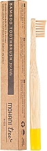 Fragrances, Perfumes, Cosmetics Soft Bamboo Toothbrush, yellow - Mohani Toothbrush