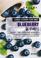 Blueberry Sheet Mask - Orjena Natural Moisture Mask Sheet Blueberry — photo N1