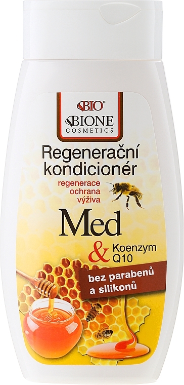 Repair Conditioner - Bione Cosmetics Honey + Q10 Condiceoner — photo N1