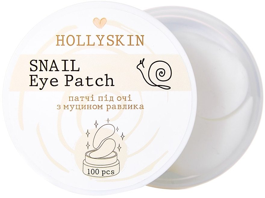 Snail Mucin Eye Patch - Hollyskin Snail Eye Patch — photo N1