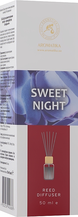 Sweet Night Reed Diffuser - Aromatika — photo N1