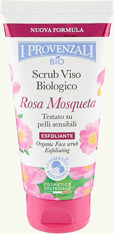 Face Cleansing Scrub for Normal & Combination Skin with Rosa Mosqueta Oil - I Provenzali — photo N2