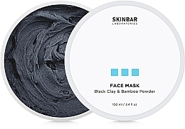 Black Clay & Bamboo Powder Detoxifying Face Mask - SKINBAR Black Clay & Bamboo Powder Face Mask — photo N2