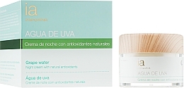 Fragrances, Perfumes, Cosmetics Nourishing Night Face Cream with Grape Water - Interapothek Crema De Noche Agua De Uva