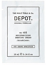 Fragrances, Perfumes, Cosmetics Moisturizing Shaving Cream - Depot Shave Specifics 405 Moisturizing Shaving Cream (sample