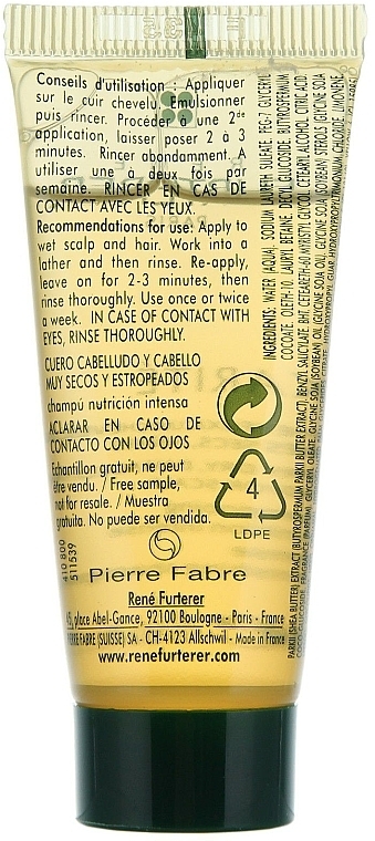 Nourishing Shampoo - Rene Furterer Karite Intense Nourishing Shampoo  — photo N3