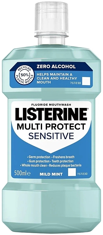 Mouthwash - Listerine Multi Protect Sensitive Mouthwash — photo N1