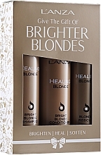 Set - L'anza Healing Blonde Holiday Trio Box 2020 (sh/300ml + cond/250ml + h/cr/150ml) — photo N1