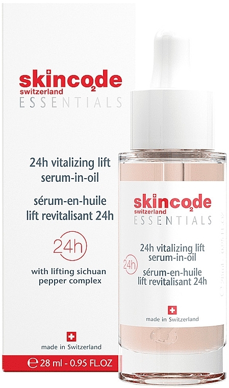 フェイス セラム イン オイル - Skincode Essentials 24H Vitalizing Lift Serum-In-Oil — photo N1