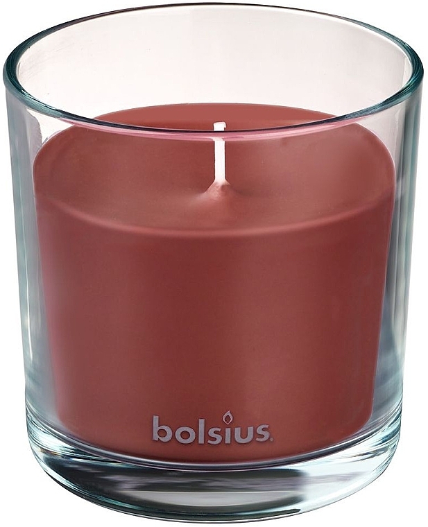 Scented Candle in Glass 'Oud Wood', 95/95 mm - Bolsius True Scents Candle — photo N2