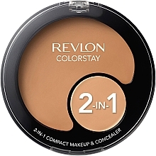 Fragrances, Perfumes, Cosmetics Foundation & Concealer - Revlon Colorstay 2-in-1 Compact Makeup&Concealer