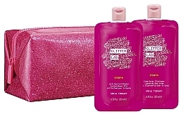 Fragrances, Perfumes, Cosmetics Set - Pupa Glitter Lab Frizzy Smile Therapy (bag + milk/200 ml + cream/200ml)