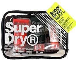 Fragrances, Perfumes, Cosmetics Set - Superdry Sport Travel Series (sh gel/75ml + shm-cond/75ml + f/cr/30ml + bag)