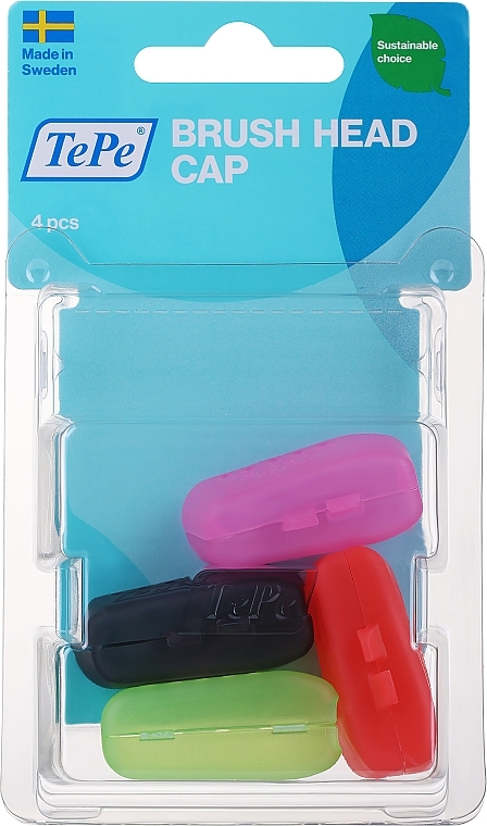 歯ブラシ ケース、4個 - TePe Toothbrush Cover — photo N1