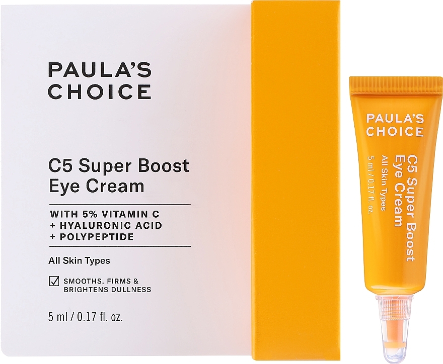 Concentrated Eye Cream with Vitamin C - Paula's Choice C5 Super Boost Eye Cream Travel Size — photo N2