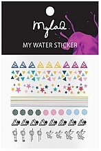 Fragrances, Perfumes, Cosmetics Geometry Nail Stickers - MylaQ My My Geometric Sticker