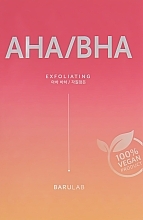 AHA/BHA Exfoliating Sheet Mask - Barulab The Clean Vegan AHA/BHA Mask — photo N1