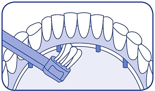 End-Tuft Toothbrush, yellow - Curaprox CS 708 Implant — photo N5