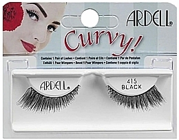 Fragrances, Perfumes, Cosmetics False Lashes Set, 61945 - Ardell Curvy! 415 Lash Black