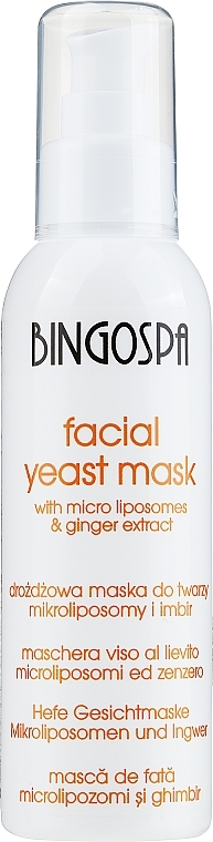 Yeast Face Mask with Ginger Extract - BingoSpa — photo N1