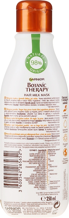 Repair Mask for Damaged Hair - Garnier Botanic Therapy Hair Milk Mask — photo N2