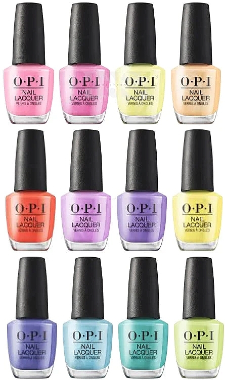 Set - OPI Nail Lacquer Classic Summer 2023 Collection (n/lacquer/12x5ml) — photo N2