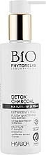 Facial Cleansing Gel with Activated Charcoal - Phytorelax Laboratories Bio Phytorelax Detox Charcoal Daily Face Cleanser Sos Detox — photo N1