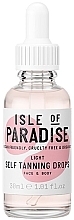 Fragrances, Perfumes, Cosmetics Self-Tanning Drops - Isle Of Paradise Light Self Tanning Drops