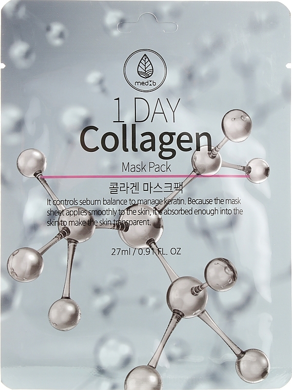 Collagen Sheet Mask - Med B Collagen Mask Pack — photo N1