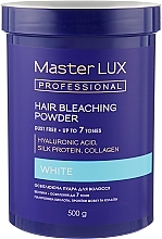 Bleaching Powder - Master LUX Professional White Hair Bleaching Powder — photo N1