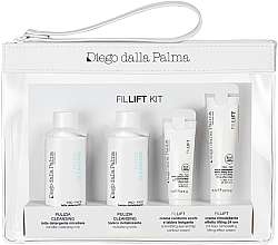 Fragrances, Perfumes, Cosmetics Set - Diego Dalla Palma Fillift Travel Kit (f/milk/50ml + tonic/50ml + cr/5ml + f/cr/15ml + bag)