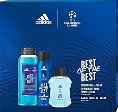Adidas UEFA 9 Best Of The Best - Set (edt/100ml + deo/spray/150ml + sh/gel/250ml) — photo N1