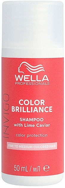 Colored Normal & Thin Hair Shampoo - Wella Professionals Invigo Color Brilliance Color Protection Shampoo — photo N1