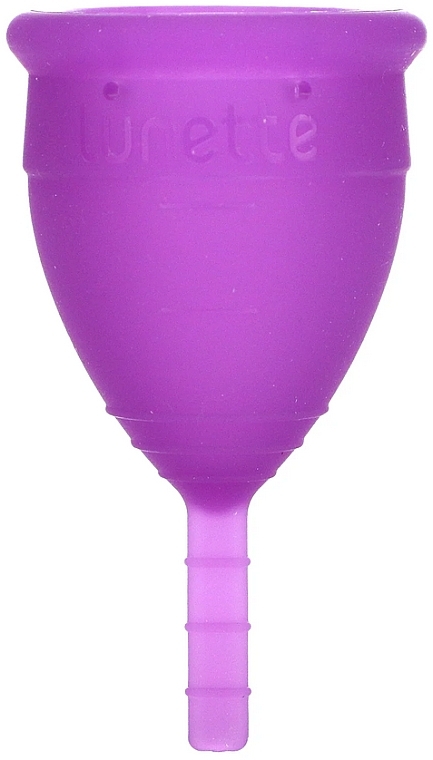 Menstrual Cup, model 1, lilac - Lunette Reusable Menstrual Cup Purple Model 1 — photo N9