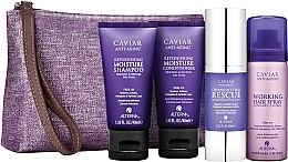 Fragrances, Perfumes, Cosmetics Set - Alterna Caviar Anti-Aging Experience (shmp/40ml+cond/40ml+spray/43g+conc/25ml + bag)