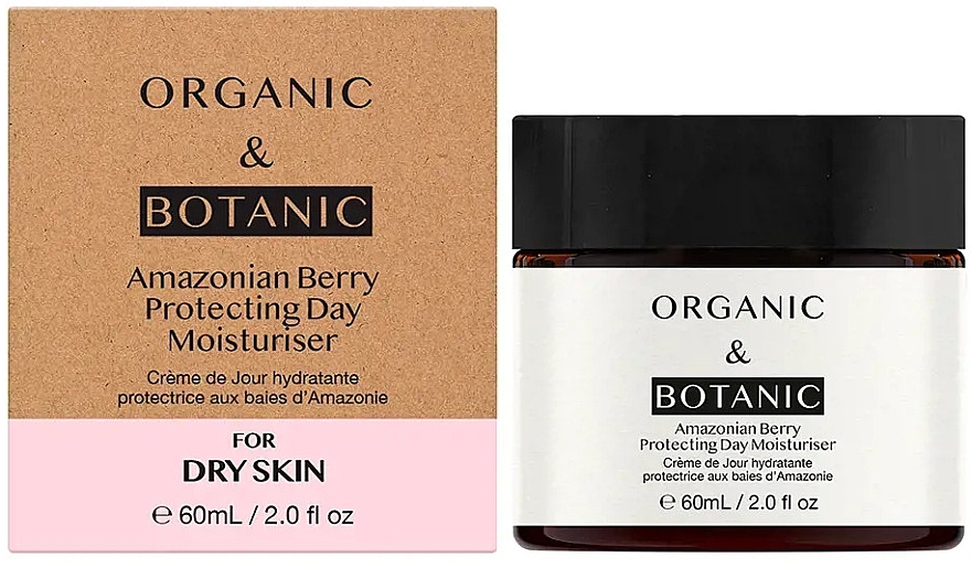 Moisturizing Day Cream for Dry Skin - Organic & Botanic Amazonian Berry Protecting Day Moisturiser — photo N2