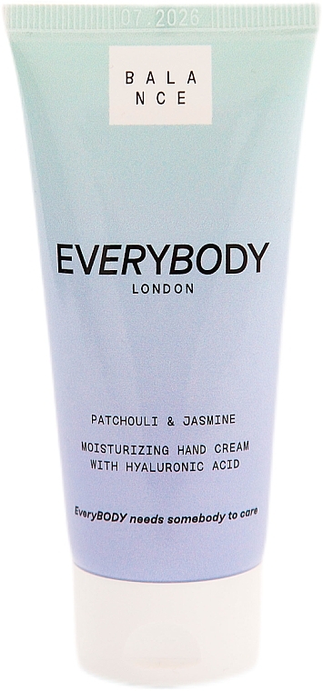 Patchouli & Jasmine Moisturizing Hand Cream - Everybody London Balance Moisturising Hand Cream Patchouli & Jasmine — photo N1